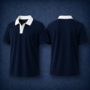 Navy Blue Polo T-Shirt for Men | Premium Classic Casual Wear