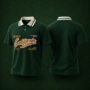 Green California Polo T-Shirt for Men | Premium Beach Streetwear Polo