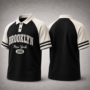 Black Brooklyn Polo T-Shirt for Men | Premium Varsity Casual Wear