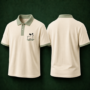 Cream Polo T-Shirt for Men | Premium Minimal Casual Wear