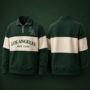 Green Quarter Zip Sweatshirt for Men | Premium Casual Streetwear Pullover
