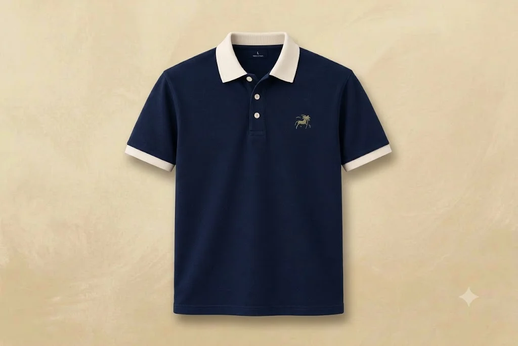 front navy blue beige