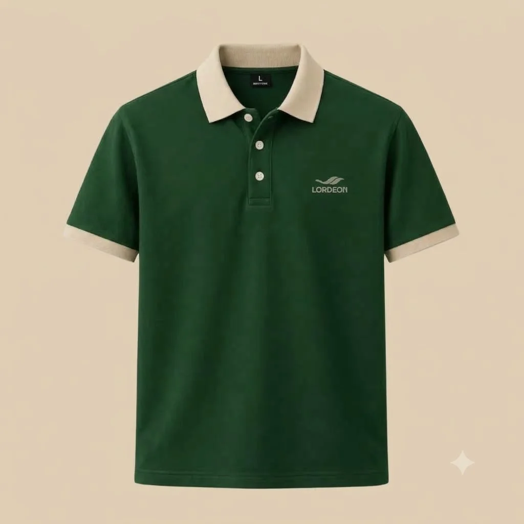 green beige polo single